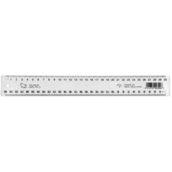 TAURUS RULER 300MM CLEAR
