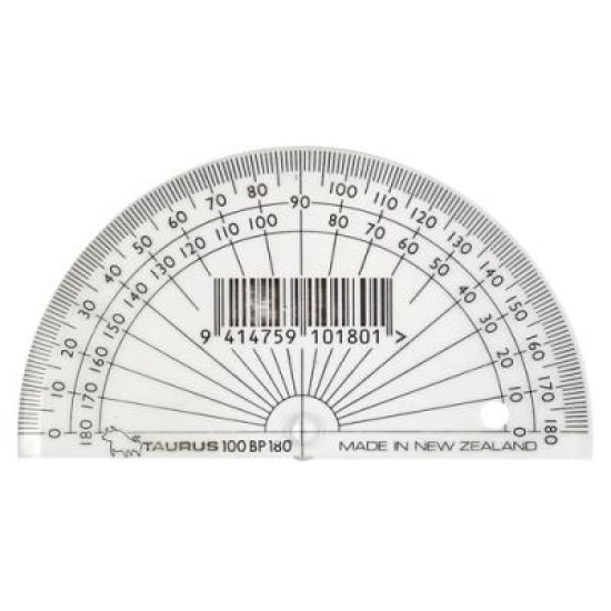 TAURUS PROTRACTOR 10CM 180
