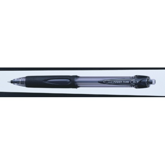 UNI PEN POWERTANK SN227 BLACK 0.7MM RETRACTABLE FINE