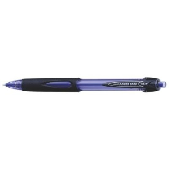 UNI PEN POWERTANK SN227 BLUE 0.7MM RETRACTABLE FINE
