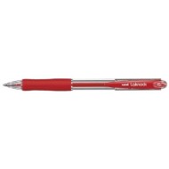 UNI PEN LAKNOCK SN100 07 RED RETRACTABLE FINE