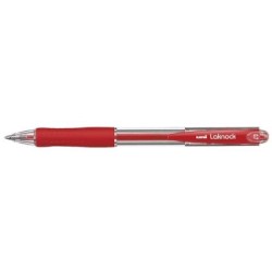 UNI PEN LAKNOCK SN100 07 RED RETRACTABLE FINE