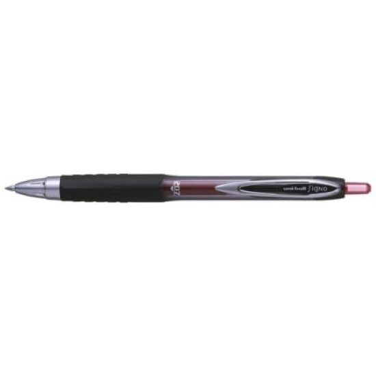 UNI PEN SIGNO 207 RED RETRACTABLE GEL MEDIUM