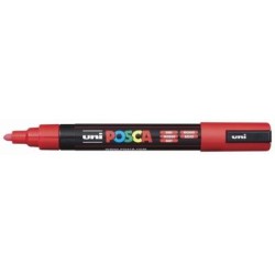 POSCA MEDIUM 1.8-2.5MM RED BULLET TIP PC5MR POSCA MEDIUM 1.8-2.5MM RED BULLET TIP PC5MR