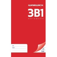 WARWICK NOTEBOOK 3B1 32 LEAF RULED 7MM 165X100MM