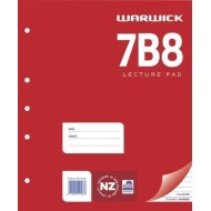 WARWICK PAD 7B8 LECTURE 75 LEAF RULED 7MM A4