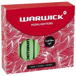 WARWICK HIGHLIGHTER STUBBY GREEN