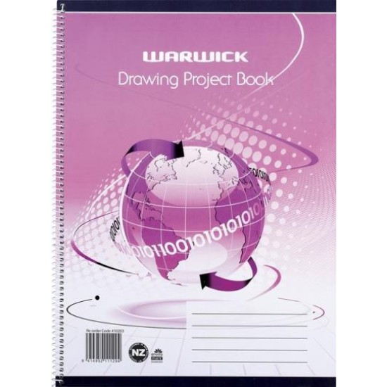 WARWICK PROJECT BOOK SPIRAL 30 LEAF 335X245MM
