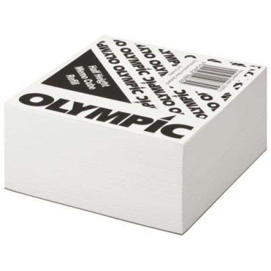 OLYMPIC MEMO CUBE FULL HEIGHT REFILL WHITE 80GSM
