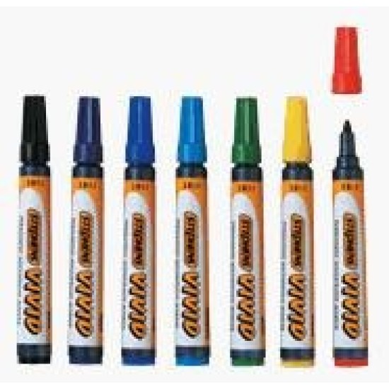 STEPHENS SUPER VIVID MARKERS PERMANENT MEDIUM BLACK