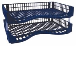 LETTER TRAY BIC NAVY SET/2