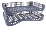 LETTER TRAY BIC STONE GREY SET/2