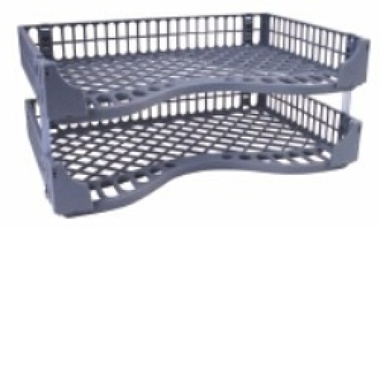 LETTER TRAY BIC STONE GREY SET/2