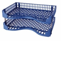 LETTER TRAY BIC OCEAN BLUE SET/2