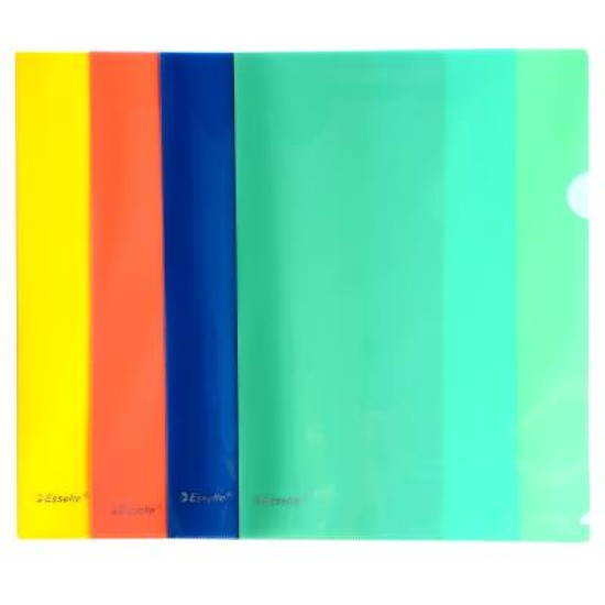 LETTERFILE HEAVY DUTY A4 ASSTD L-Shape pockets
