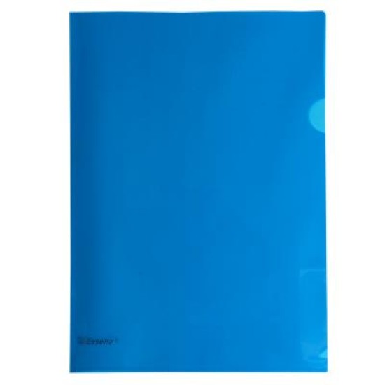 LETTERFILE HEAVY DUTY A4 BLUE L-Shape pockets