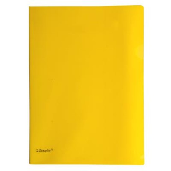 LETTERFILE HEAVY DUTY A4 YELLOW L-Shape pockets