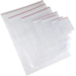 ESSELTE ZIP LOCK BAGS 65X75MM 