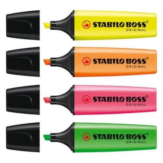 STABILO BOSS H/LIGHTER 70/24 YELLOW