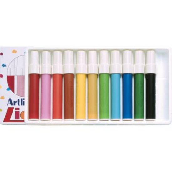 ARTLINE 300 LIQUID CRAYON 12 COL ASST