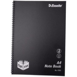 SPIRAX P595 PP NOTEBOOK A4 S/O 120PG SPIRAX P595 PP NOTEBOOK A4 S/O 120PG