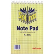 SPIRAX 563A NOTE BOOK REPORTERS T/O
