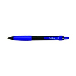 artline ikonic retractable grip bpp blue