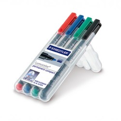 Marker Lumo. perm. compact 4pcs box