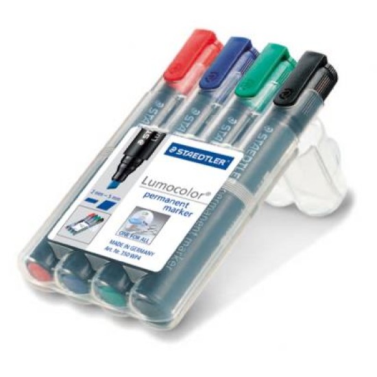 permanent marker chisel point - Wallet of 4