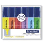 classic highlighters - wallet 6 asst colours