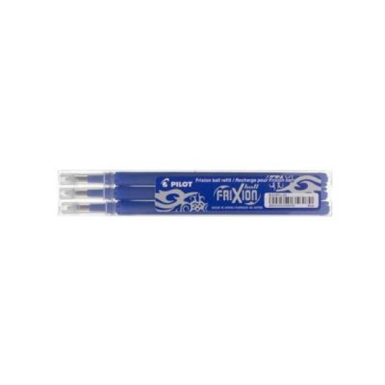 Pilot Frixion Erasable Refill Fine Blue, Pack of 3 (BLS-FR7-L-S3P)