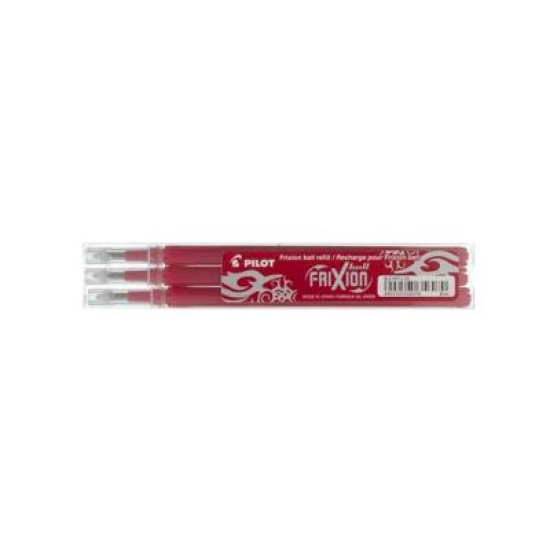 Pilot Frixion Erasable Refill Fine Red, Pack of 3 (BLS-FR7-R-S3P)