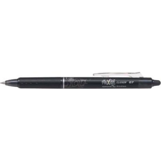 Pilot Frixion Clicker Erasable Fine Black (BLRT-FR7-B)