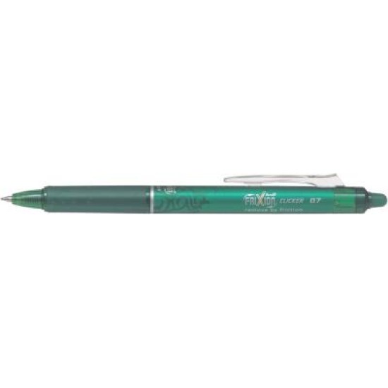 Pilot Frixion Clicker Erasable Fine Green (BLRT-FR7-G)