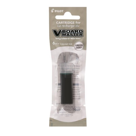 Pilot BeGreen V Board Whiteboard Marker Refill Green (WBS-VBM-G)