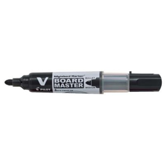 Pilot BeGreen V Board Whiteboard Marker Bullet Black (WBMA-VBM-M-B-BG)
