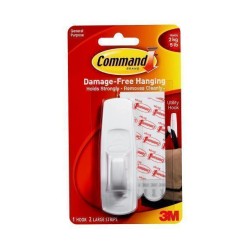 Command Hook 17003 Large White Command Hook 17003 Large White