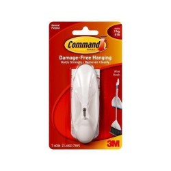 Command Hook 17069 Large White Wire
