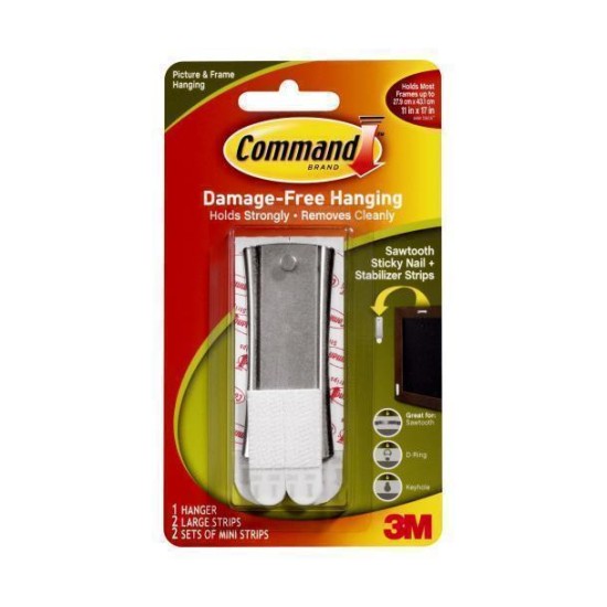 Command Picture Hanger 17047 Large Metal Universal