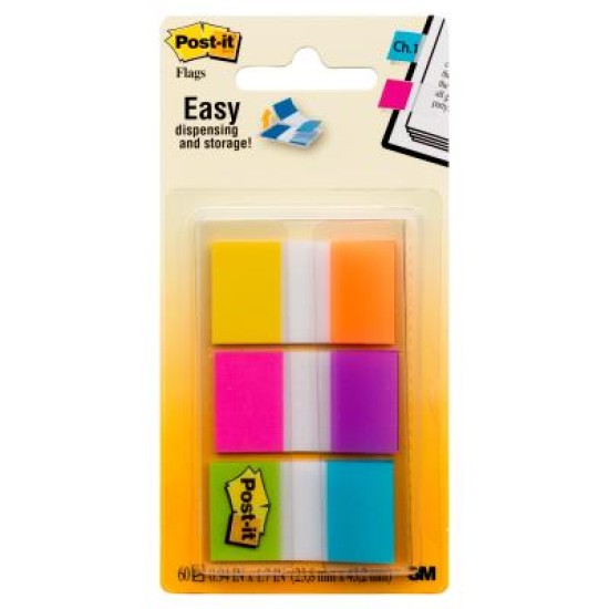 Post-it Flags 680-EG 25x43mm Alternating, Pack of 3