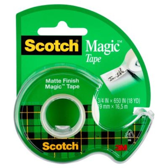 Scotch Magic Tape Dispenser 122 19mm x 16.5m