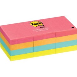 Post-it Notes 653-AN 35x48mm Poptimistic (Cape Town), Pack of 12