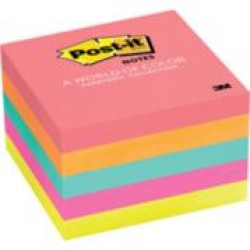 Post-it Notes 654-5AN 76x76mm Poptimistic (Cape Town), Pack of 5