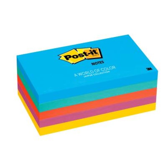 Post-it Notes 655-5UC 76x127mm Floral Fantasy (Jaipur), Pack of 5