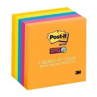 Post-it Super Sticky Notes 654-5SSAU 76x76mm Energy (Rio), Pack of 5