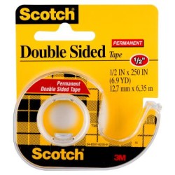 Scotch Double Sided Tape Dispenser 136 12.7mm x 6.35m Scotch Double Sided Tape Dispenser 136 12.7mm x 6.35m