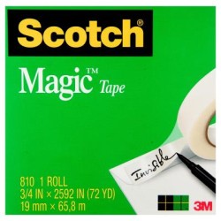 Scotch Magic Tape 810 19mm x 66m