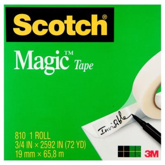 Scotch Magic Tape 810 19mm x 66m