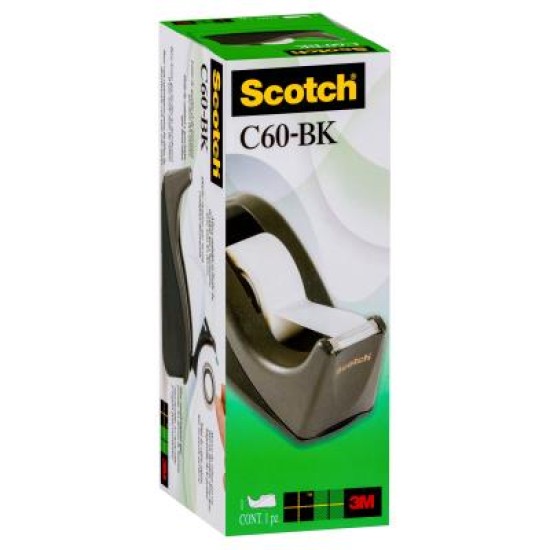 Scotch C60-BK Tape Dispenser Black