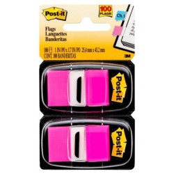 Post-it Flags 680-BP2 25x43mm Bright Pink, Pack of 2